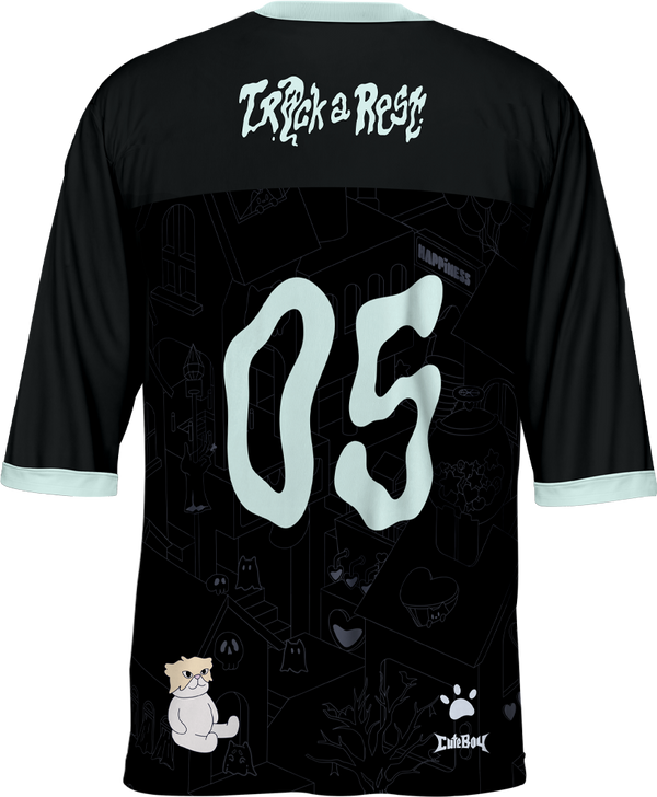 5TH Trick a Rest CB Mesh Hockey Jersey [Black]