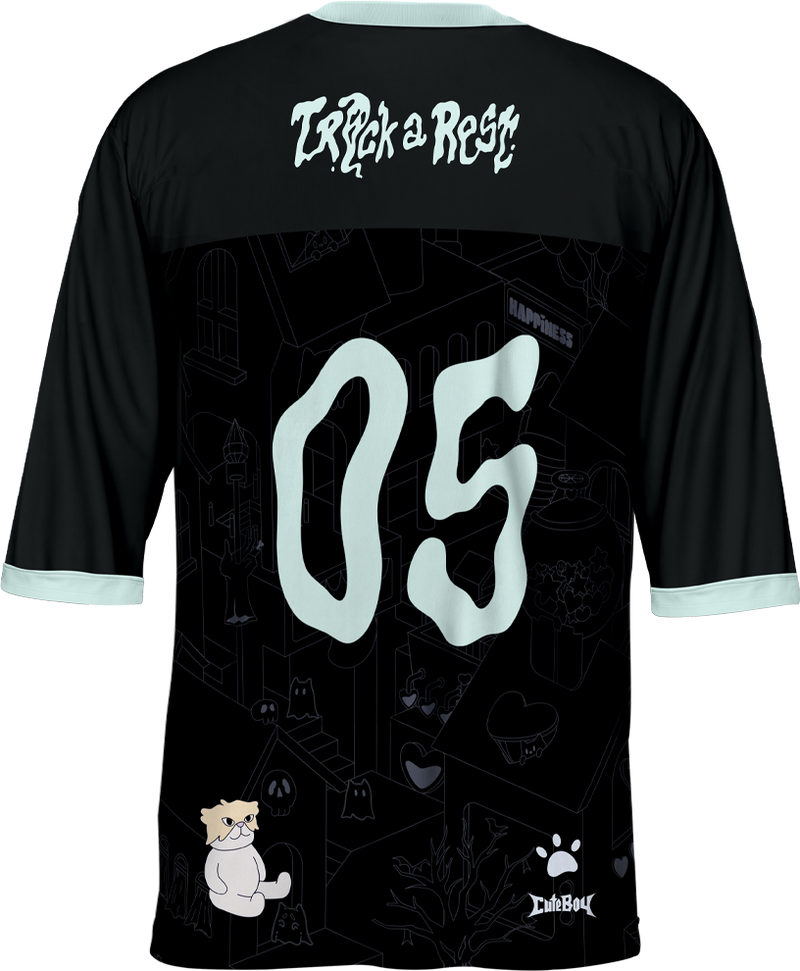 5TH Trick a Rest CB Mesh Hockey Jersey [Black]