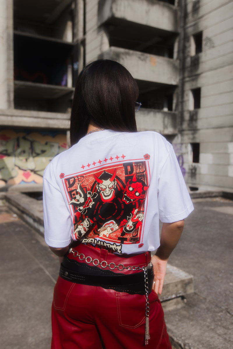 Bandana Masuku Oni [White] T-Shirt