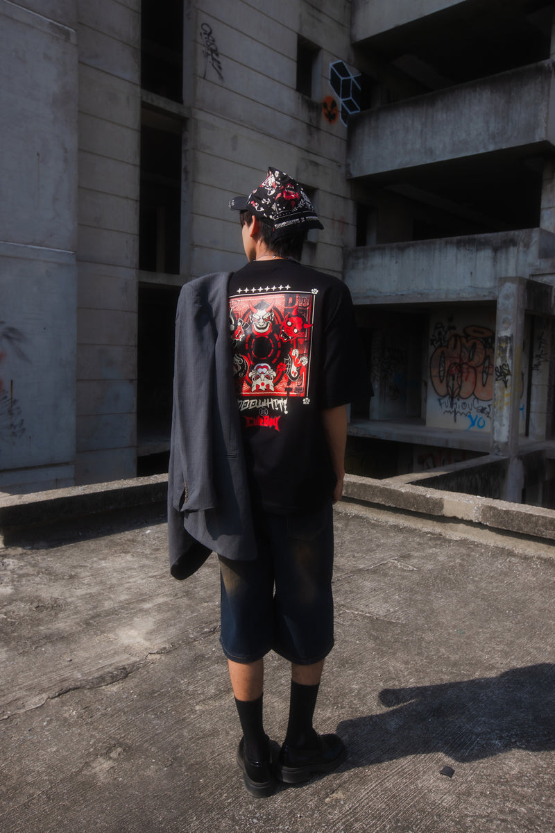 Bandana Paisley Boxset [Bandana Masuku Oni [Black] T-Shirt]