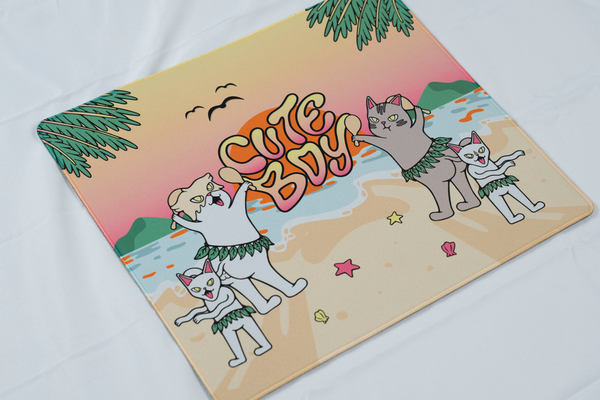 CuteBoy On The Beach Mouse Pad (Pre-Order)