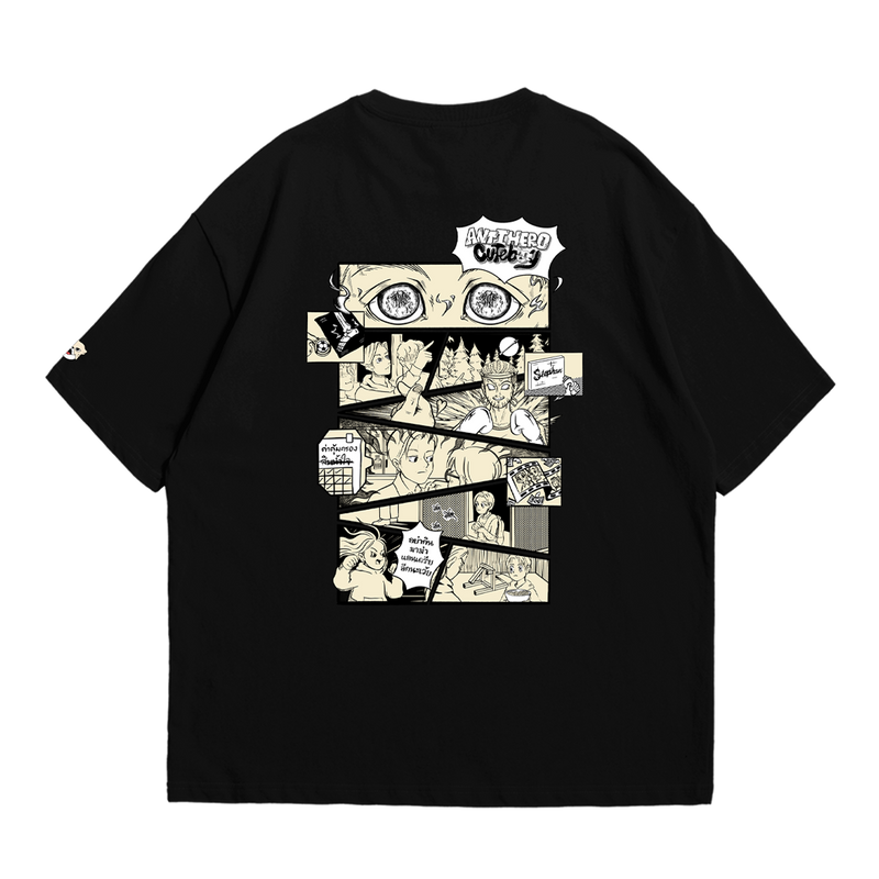 [Pre-Order] Nine Scenario Monotone [Black] T-Shirtt