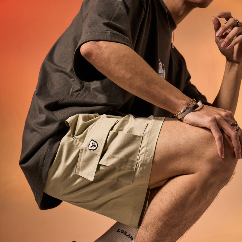 CuteBoy Cargo Shorts [Beige]