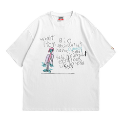Queen Cat Bat [Washed White] T-Shirt