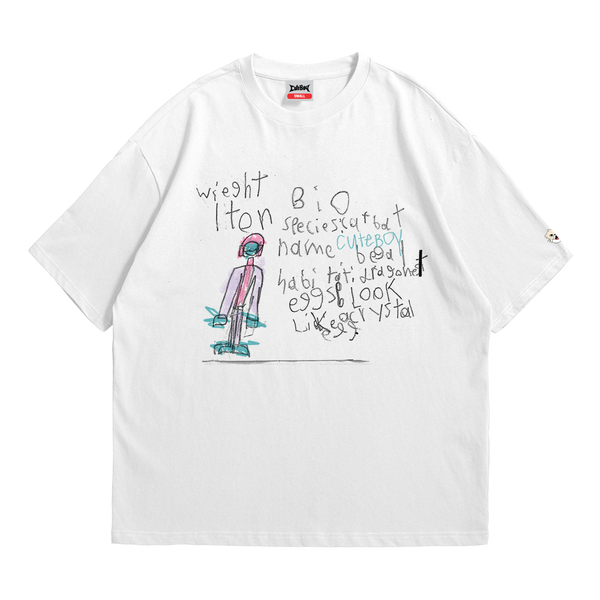 Queen Cat Bat [Washed White] T-Shirt