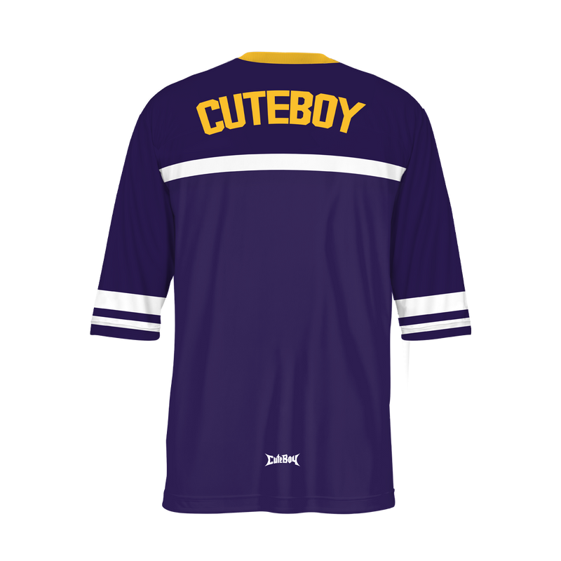 Sporty Hockey Mesh Top [Purple/Yellow]