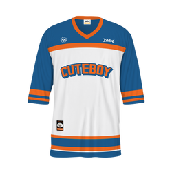 Sporty Hockey Mesh Top [Orange/Blue]