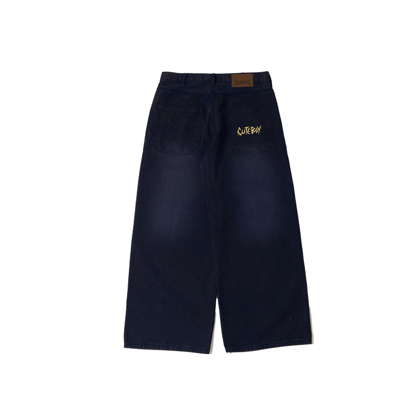 SCRATCH CB [NAVY] JEANS