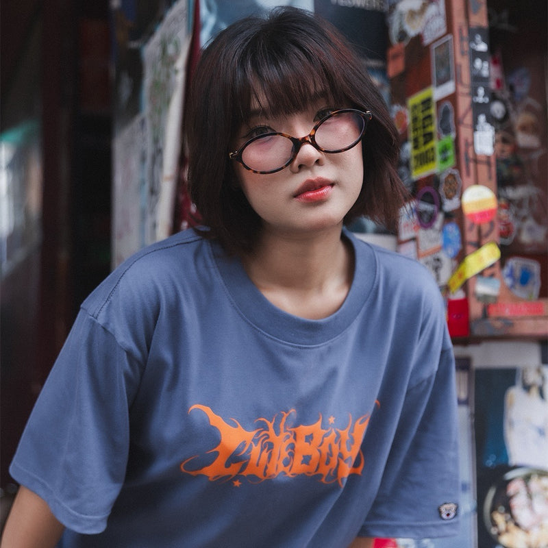 Metal LOGO [Navy] T-Shirt