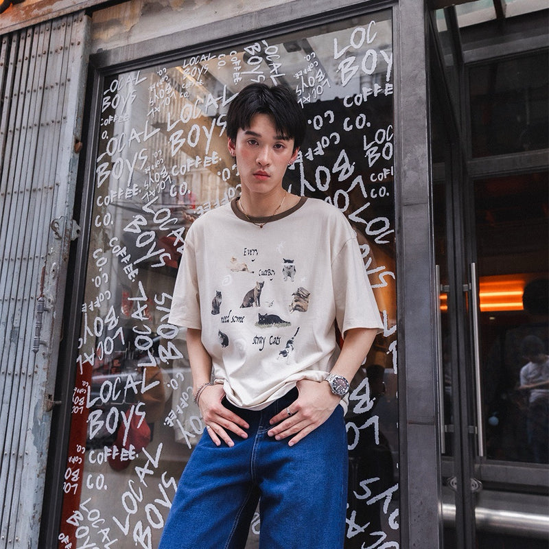 STRAY CAT [WALNUT] T-Shirt