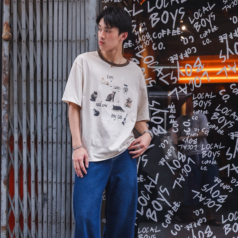 STRAY CAT [WALNUT] T-Shirt