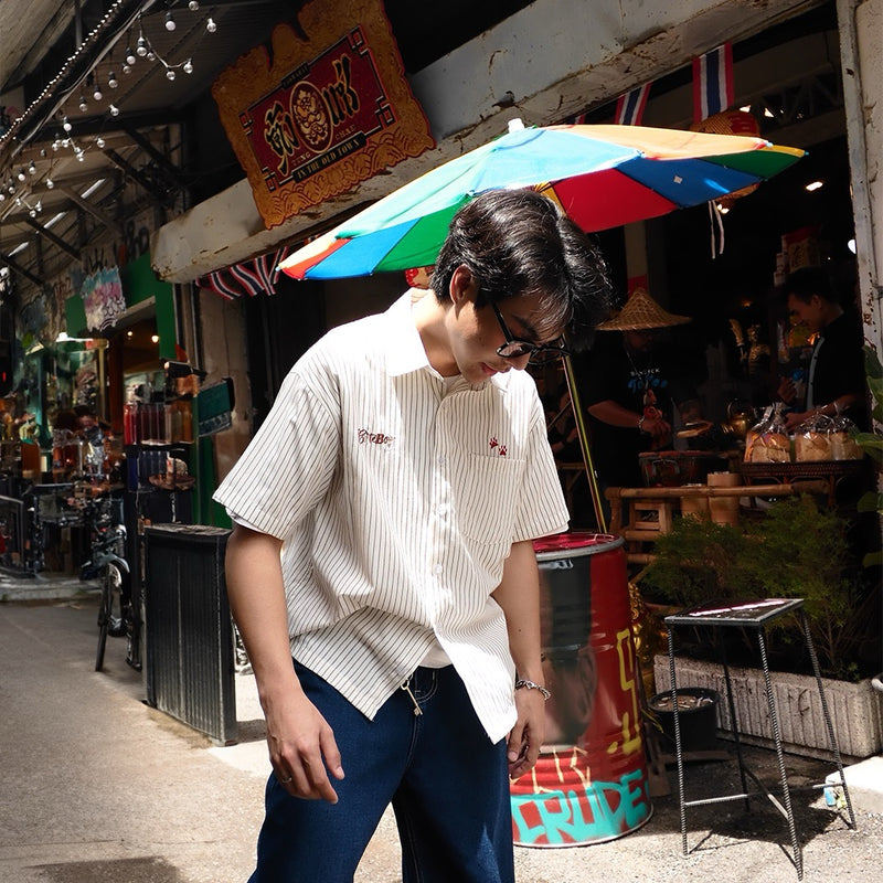 Hoomen!! [White Chocco] Cropped Shirt