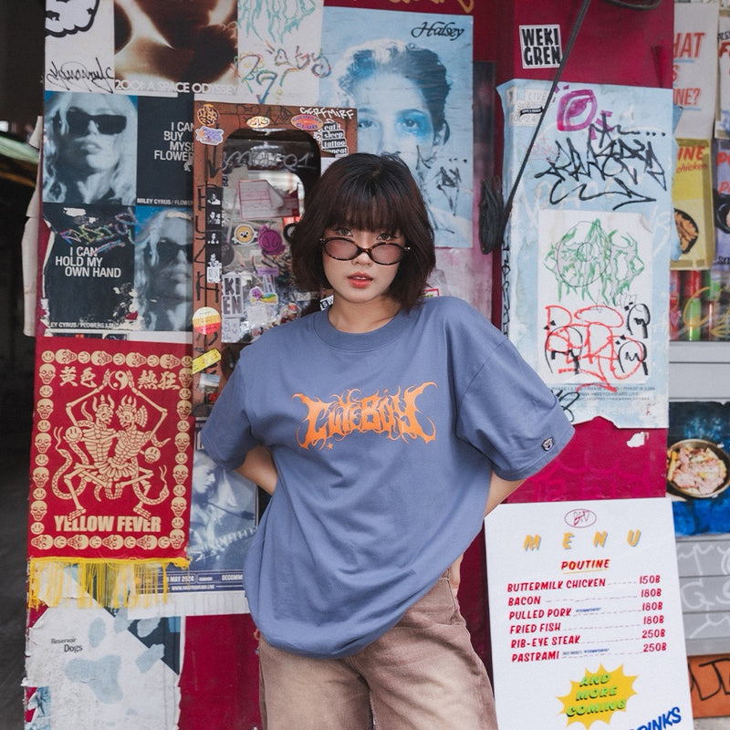 Metal LOGO [Navy] T-Shirt