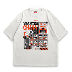 [Pre-Order] Escaped Prisoner Washed T-Shirt [White]