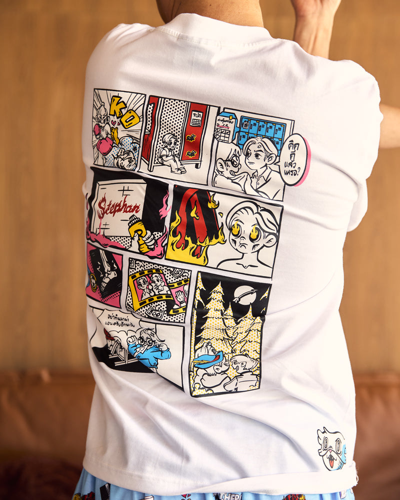 [Pre-Order] 9Colorful Scenario [White] T-Shirtt