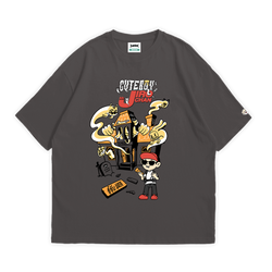 CuteBoy x MrJiroChan Beagle's Haunted House Front T-Shirt