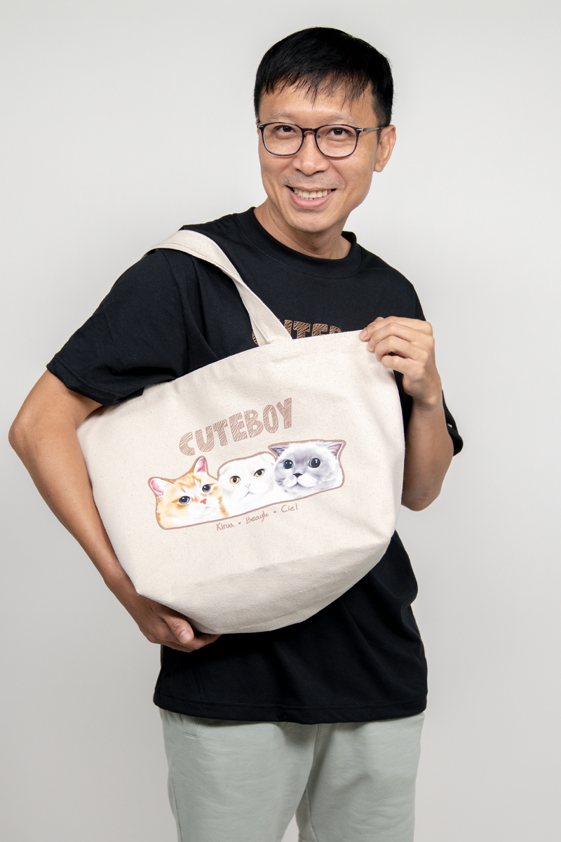 CuteBoy x Cielmeowmun Tote Bag