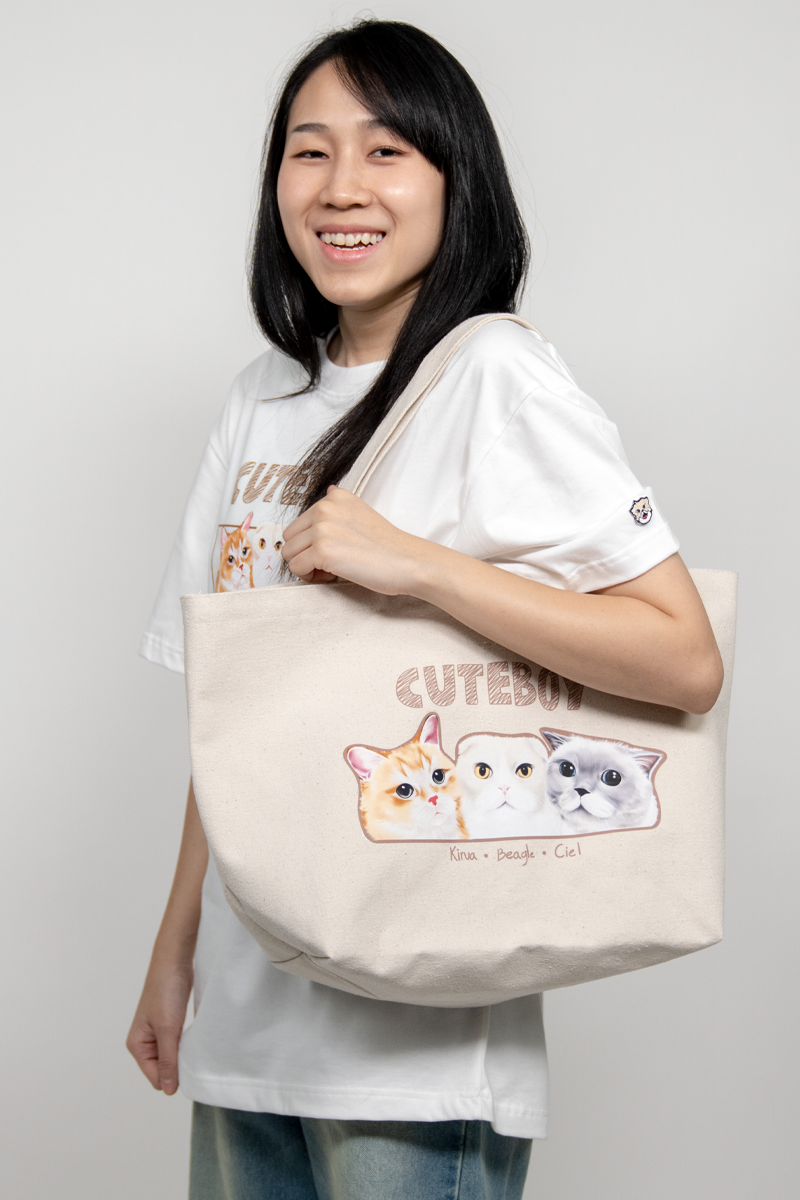 CuteBoy x Cielmeowmun Tote Bag