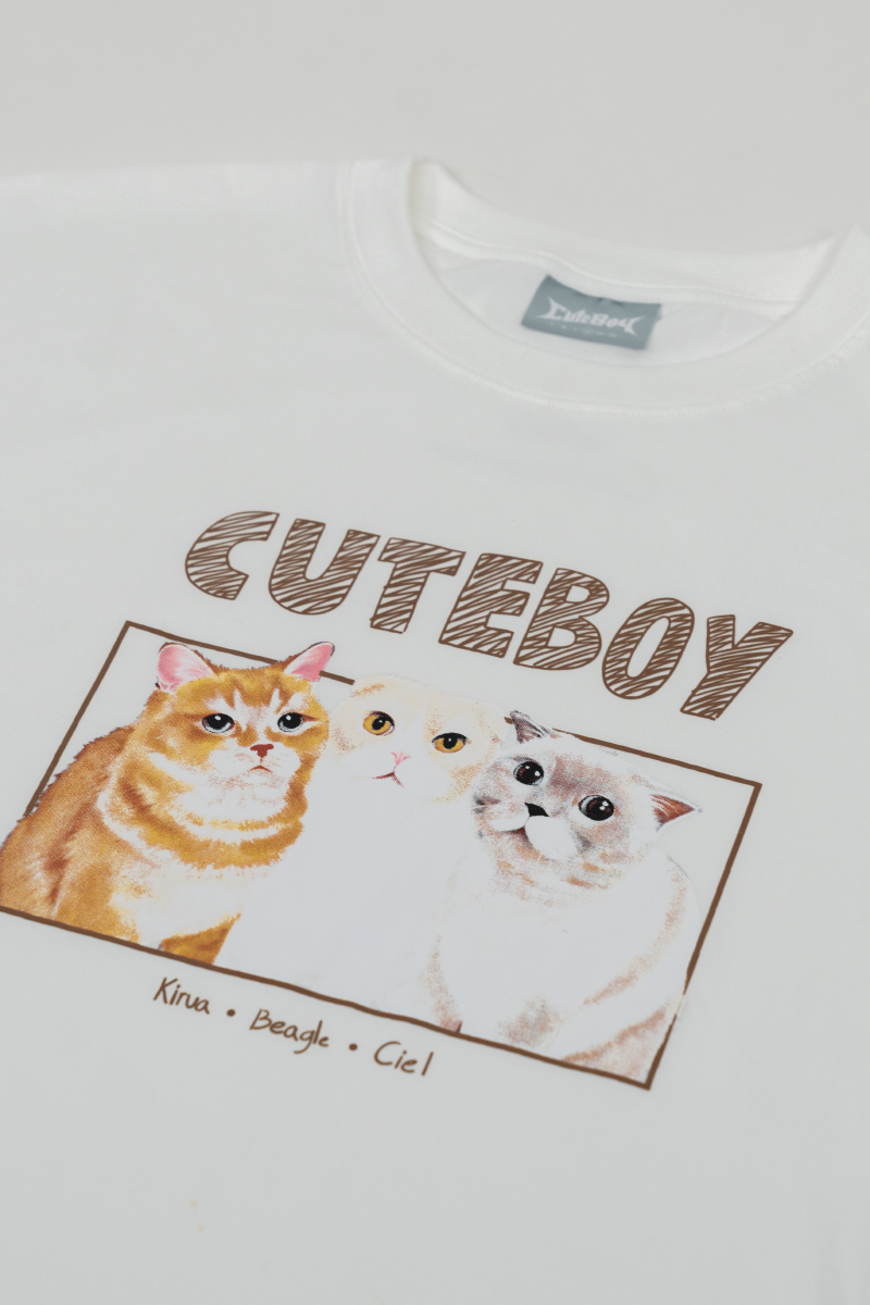CuteBoy x Cielmeowmun Tee